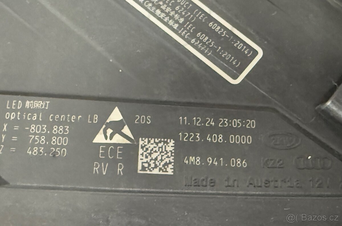 Audi Q8 4M facelift laser světlo - 3