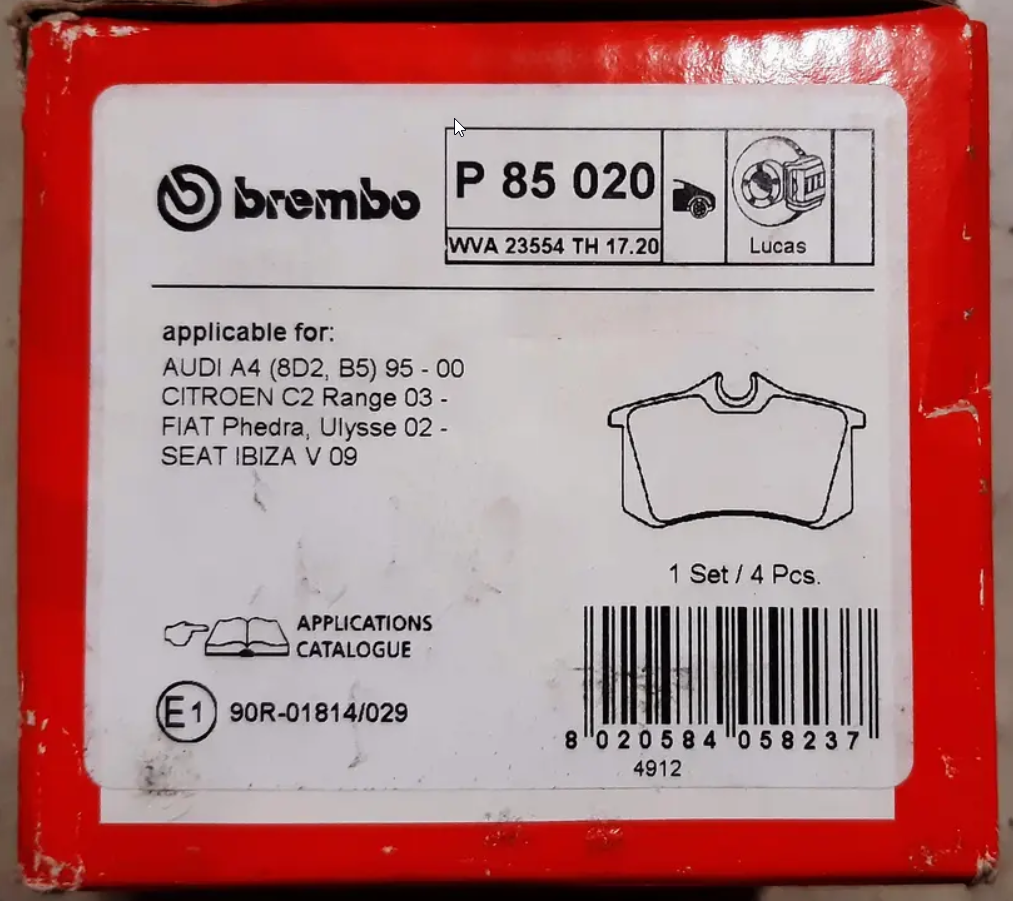 BREMBO Brzd.kotouče 09701114 +Sada destiček P85020 - 3
