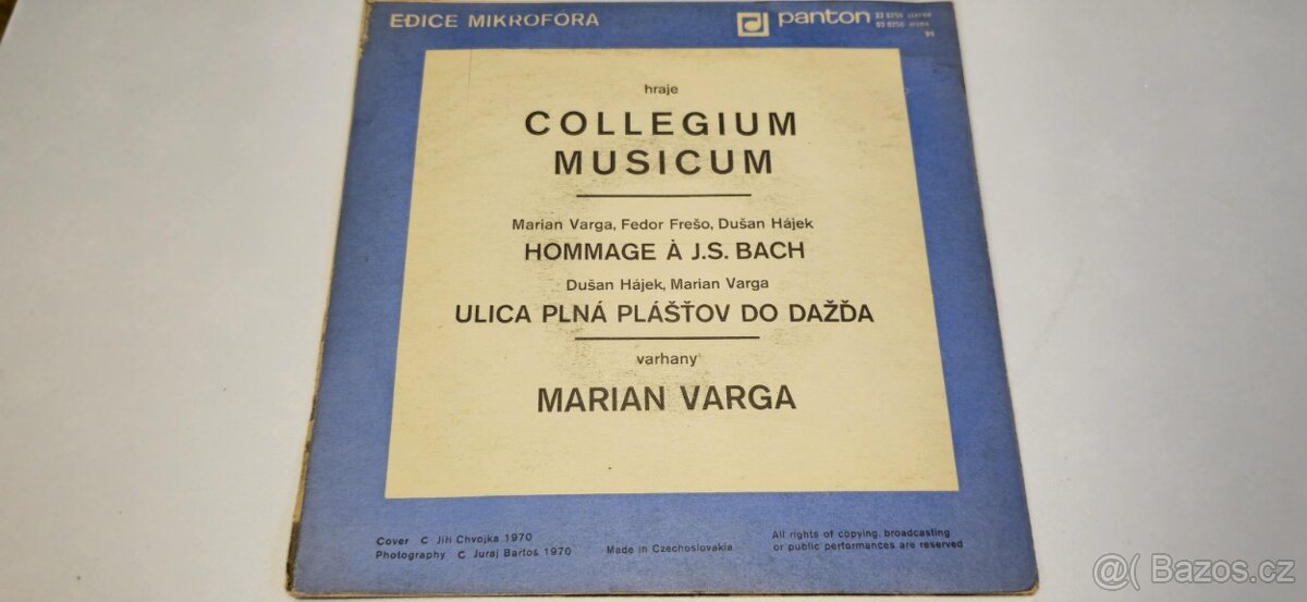 SP vinyl - Collegium Musicum - 3