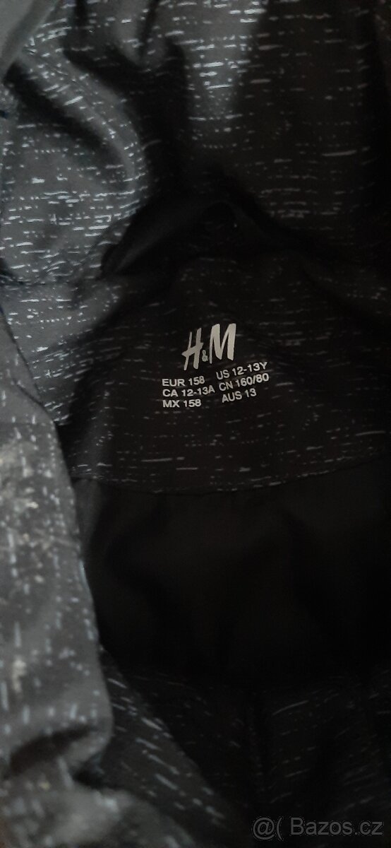 Chlapecká bunda H&M 12 až 13 let.vel.158 - 3