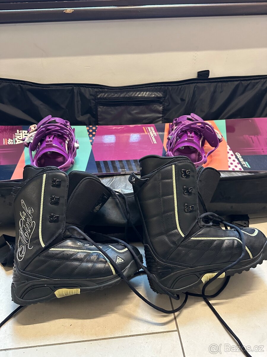 Snowboard + boty - 3