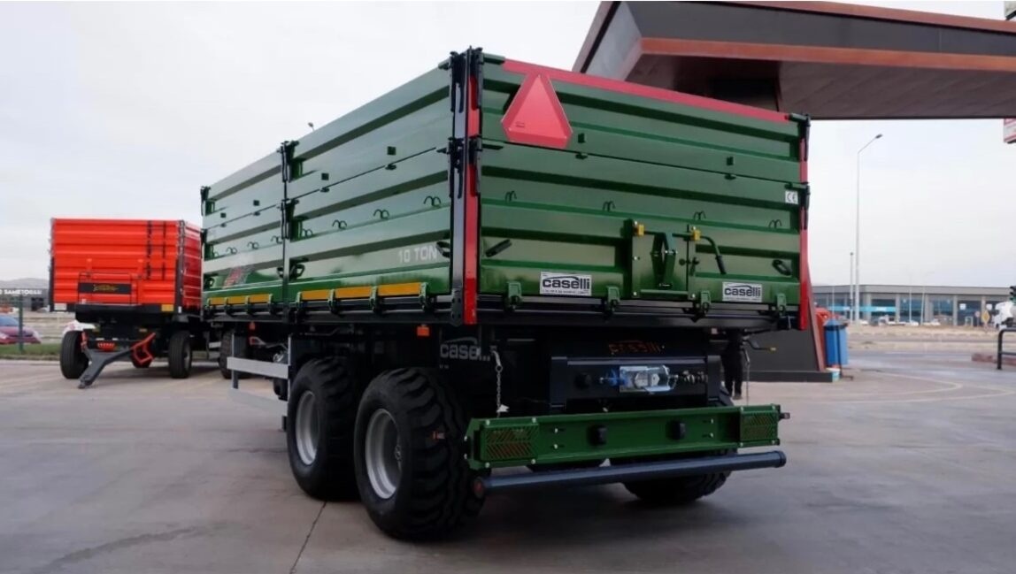 Traktorový vlek caselli 10t tandem - 3