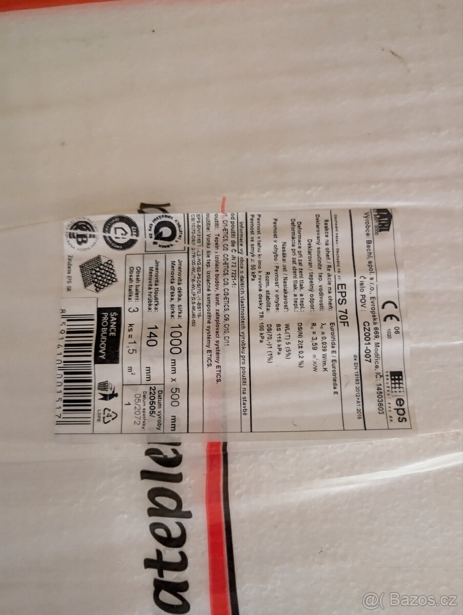 Polystyren 140mm - 3