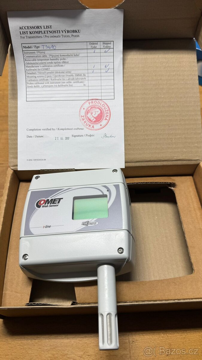 Comet-měření teploty a vlhkosti Ethernet-nový - 3