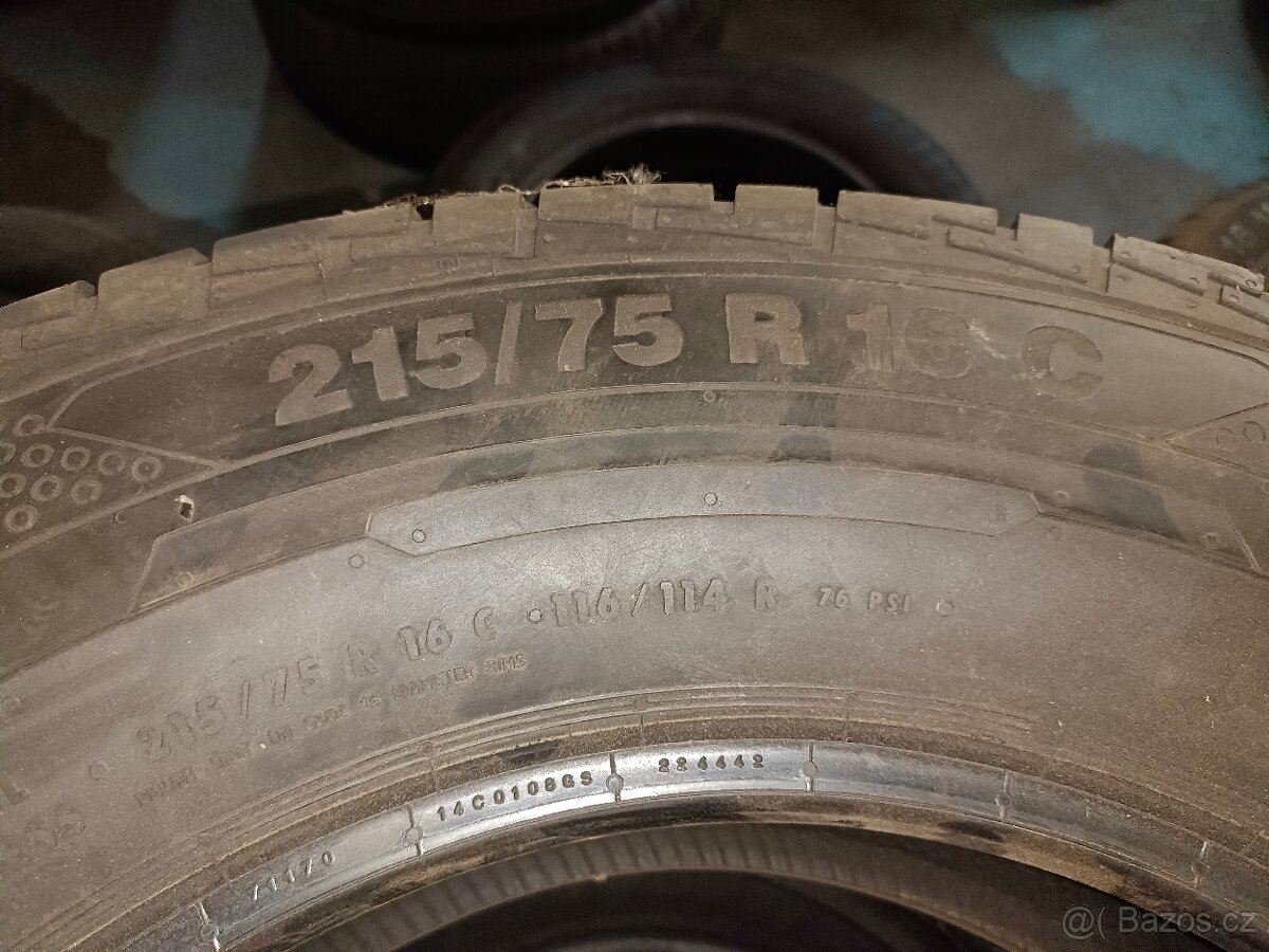 Nové Continental 215/75 r16 c - 3