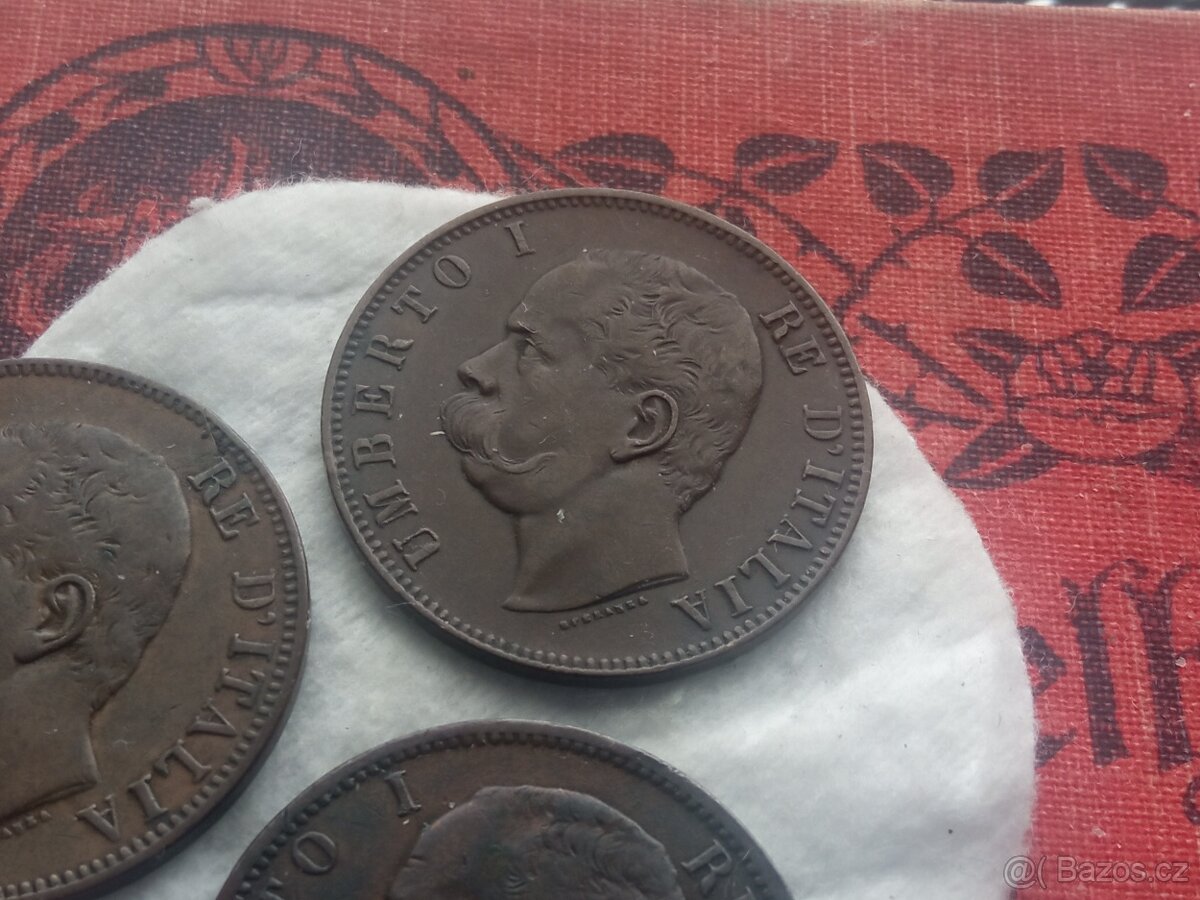 Sbírkové mince 10 CENTESIMI UMBERTO I. - 3
