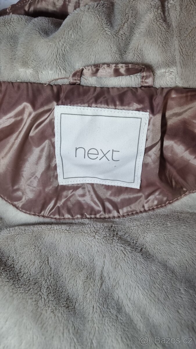 Bunda NEXT vel. 110, dlouhá, zimní - 3