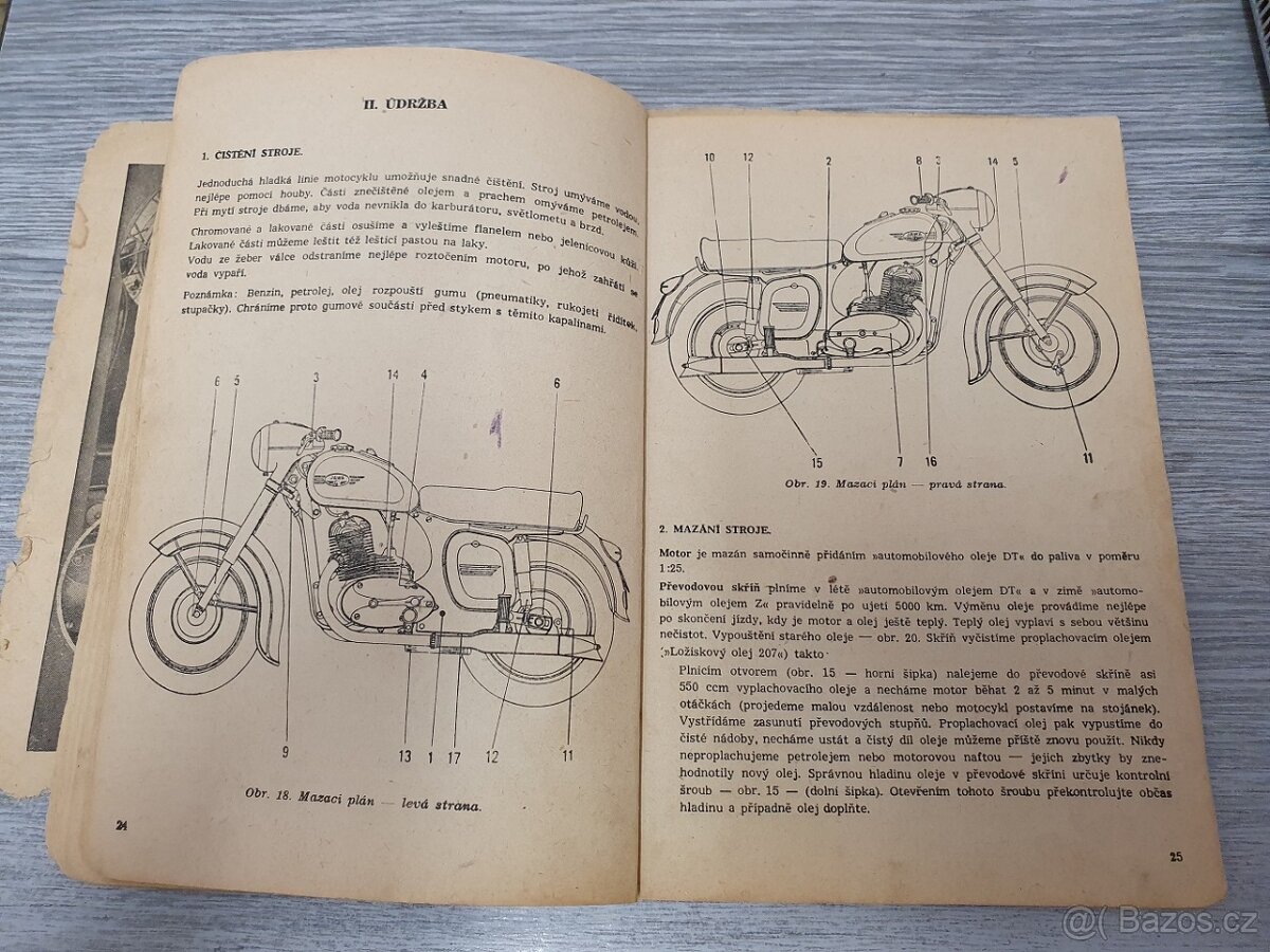 Jawa-ČZ 250 příručka 1956 - 3