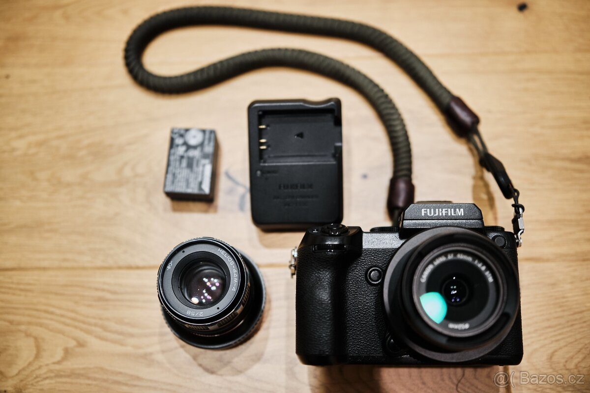 FujiFilm GFX 50S - jako nový, Canon 40mm, Takumar 55mm f1,8 - 3