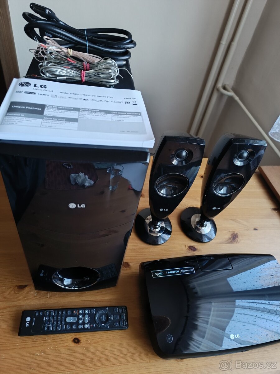 Domácí kino LG HT33S 2.1, 300 W, kompletní balení, TOP stav - 3