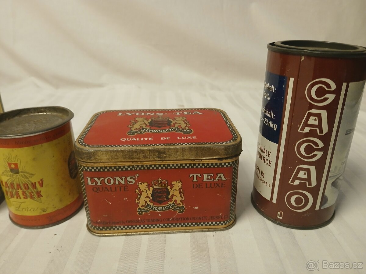 Starožitné reklamní plechovky 3 - 3