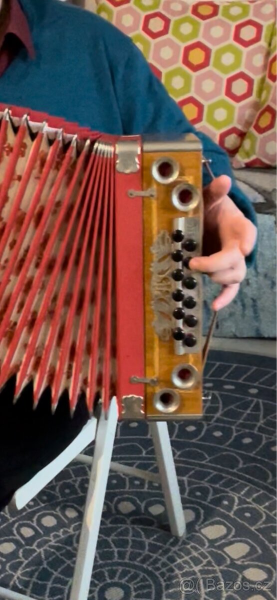 Krásná třířadová heligonka HLAVÁČEK hraje perfektně - 3