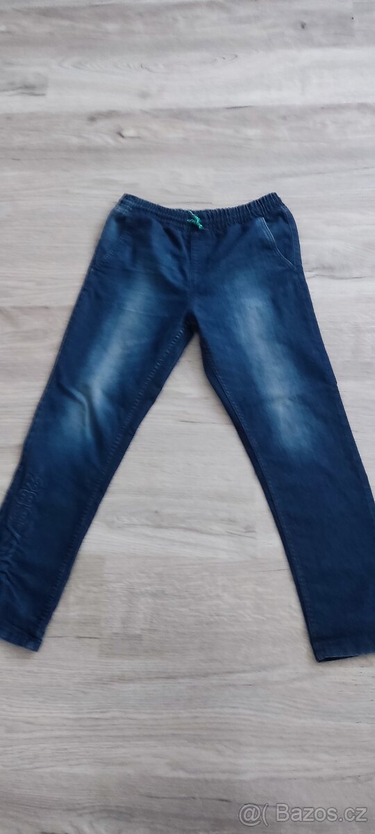 Chlapecké kalhoty a kraťase vel 152,158, - 3
