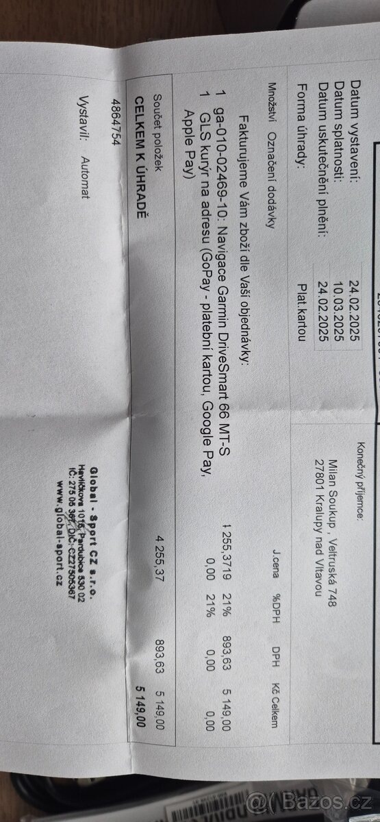 GPS Navigace Garmin Drivesmart 66 - 3