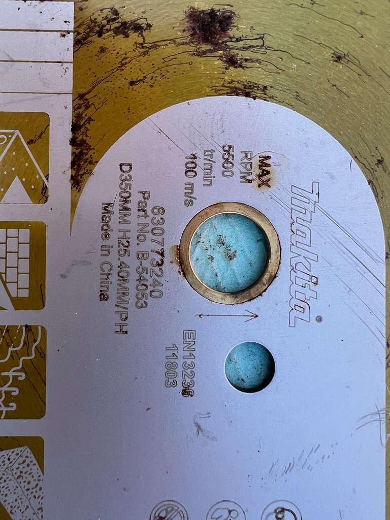 Řezný diamantový kotouč Makita D350 - 3