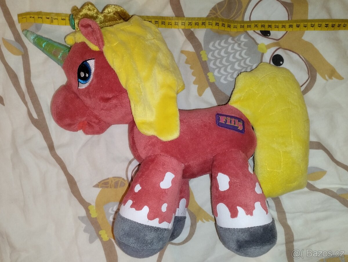 3x plyšový jednorožec - 3