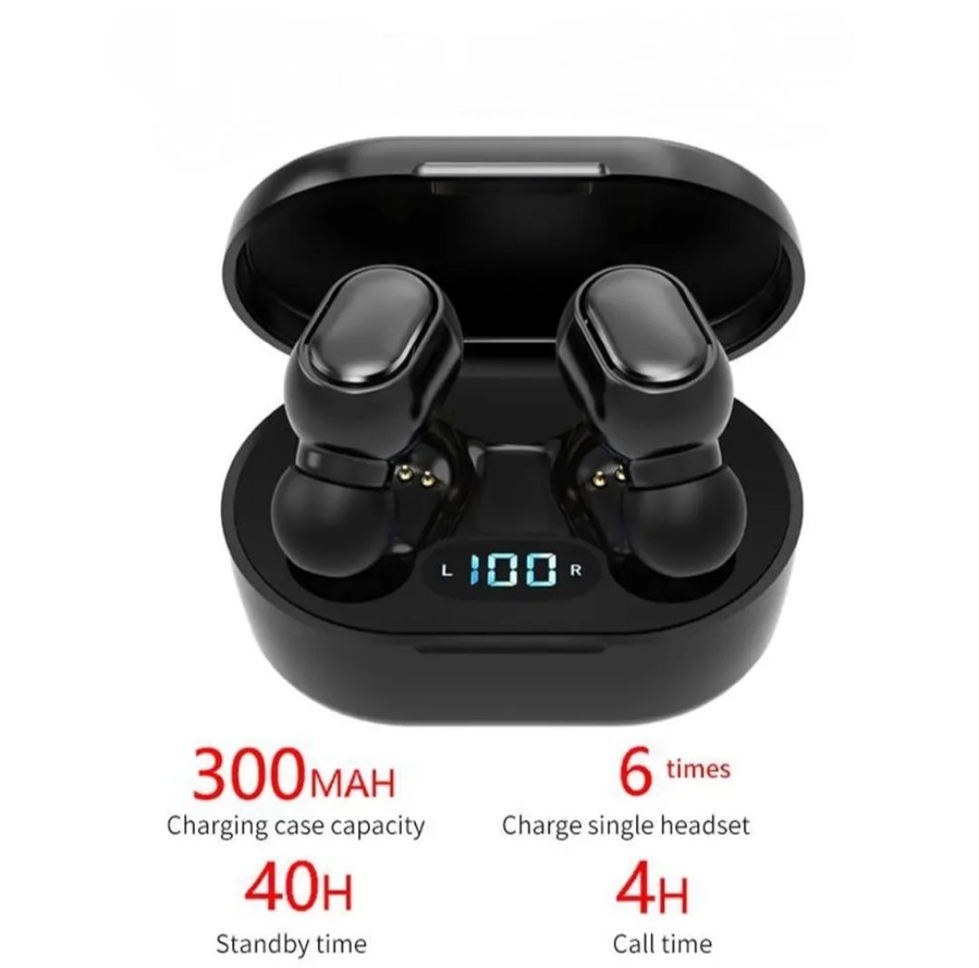 Nová černá Bluetooth bezdrátové sluchátka - 3