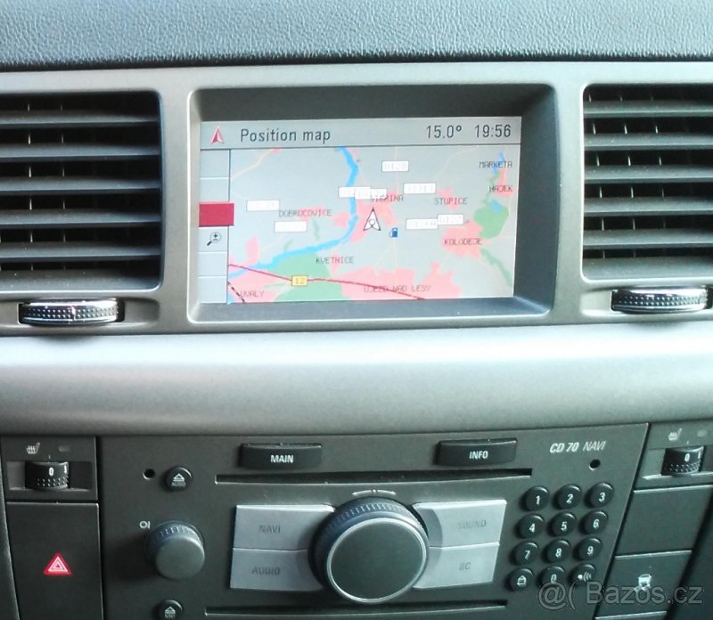 Barevný navigační display CID Vectra C Signum - 3