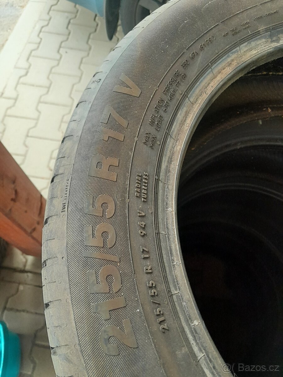 Letní pneu 215/55 r17 - 3