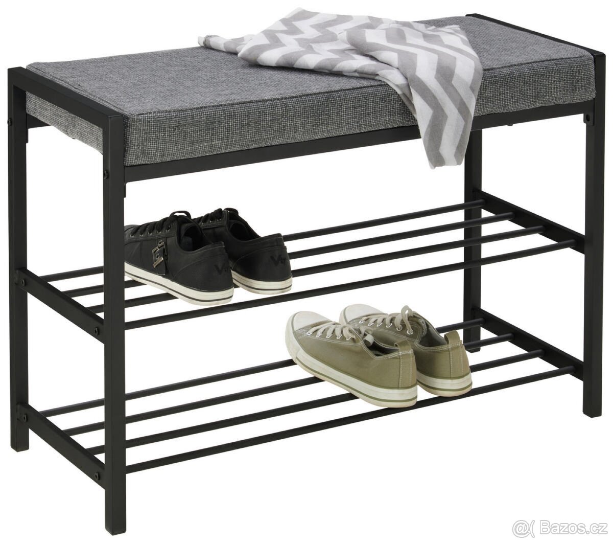 IKEA LAGKAPTEN Psací stůl a lavice s botníkem - 3