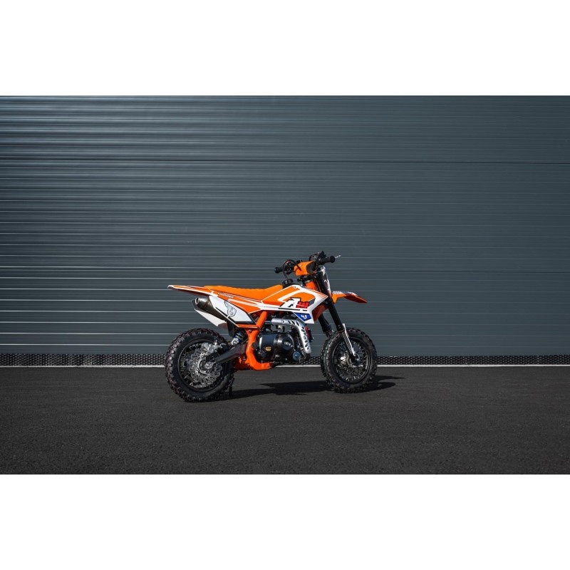 Pitbike Leramotors Thunder 70ccm, kola 10/10, orange
