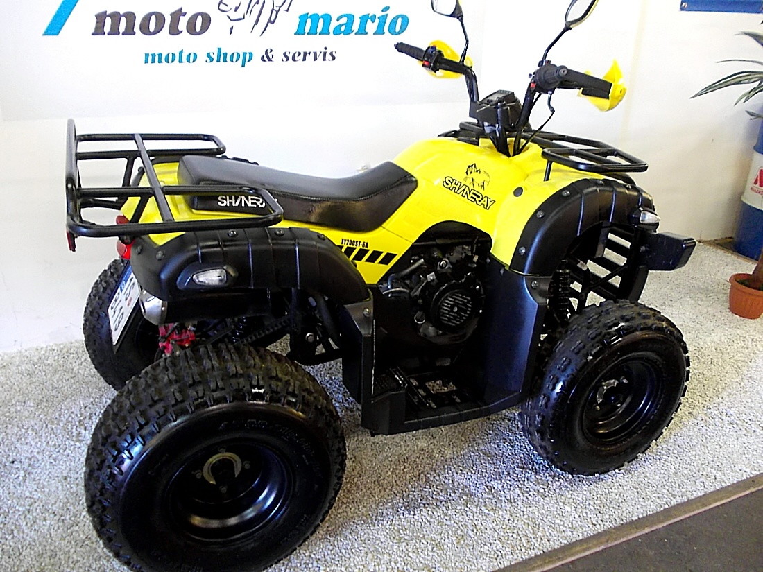 ATV Shineray XY 200 ST nové v ČR, jen 300km  Výrobní STAV