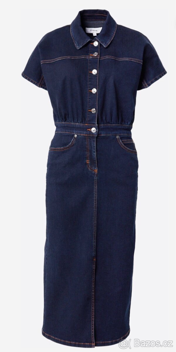 Džínové šaty COMMA vel. 38 - 3