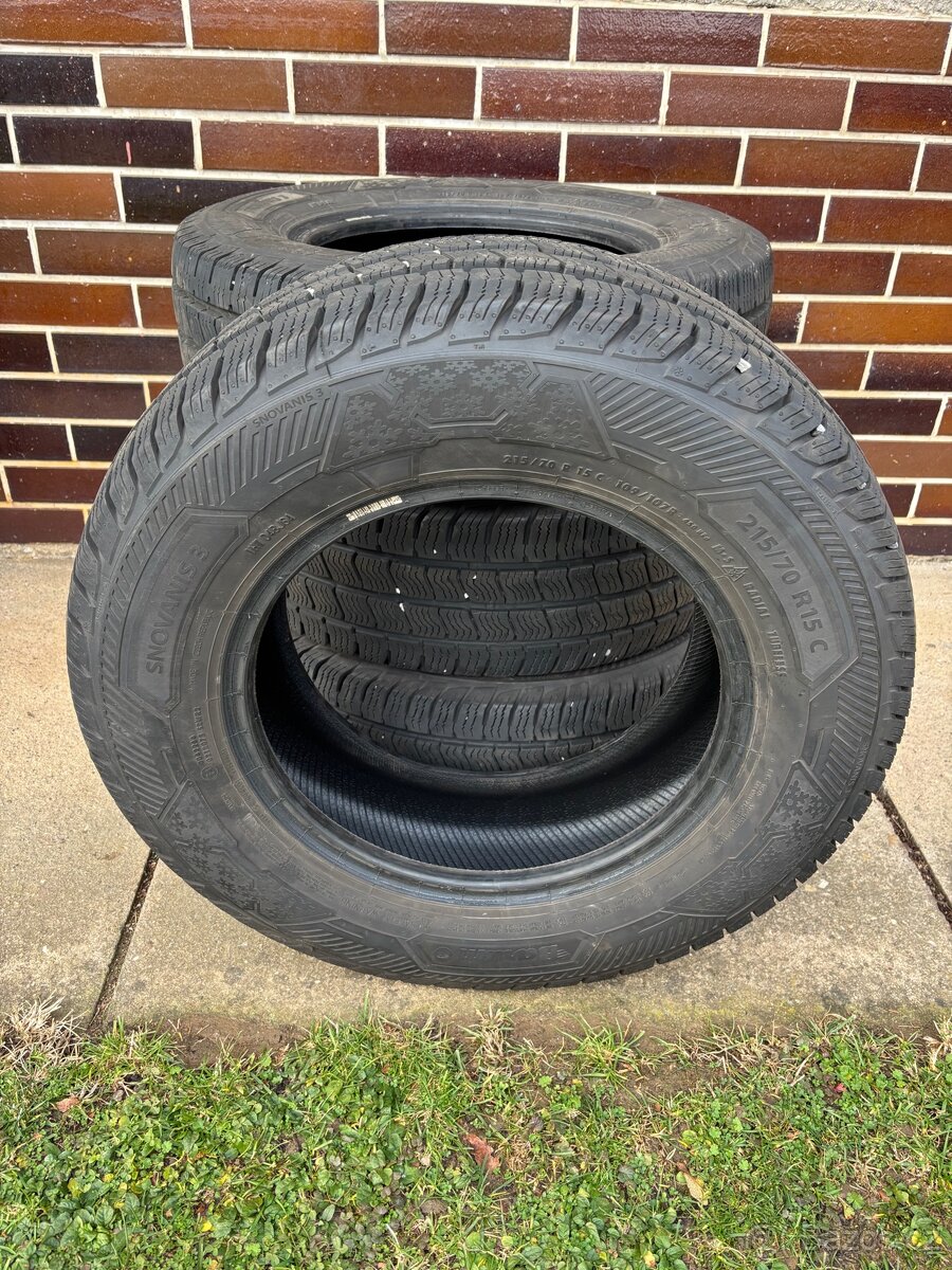 Prodám zimní pneu Barum SnoVanis 3 - 215/70 R15 C - 3