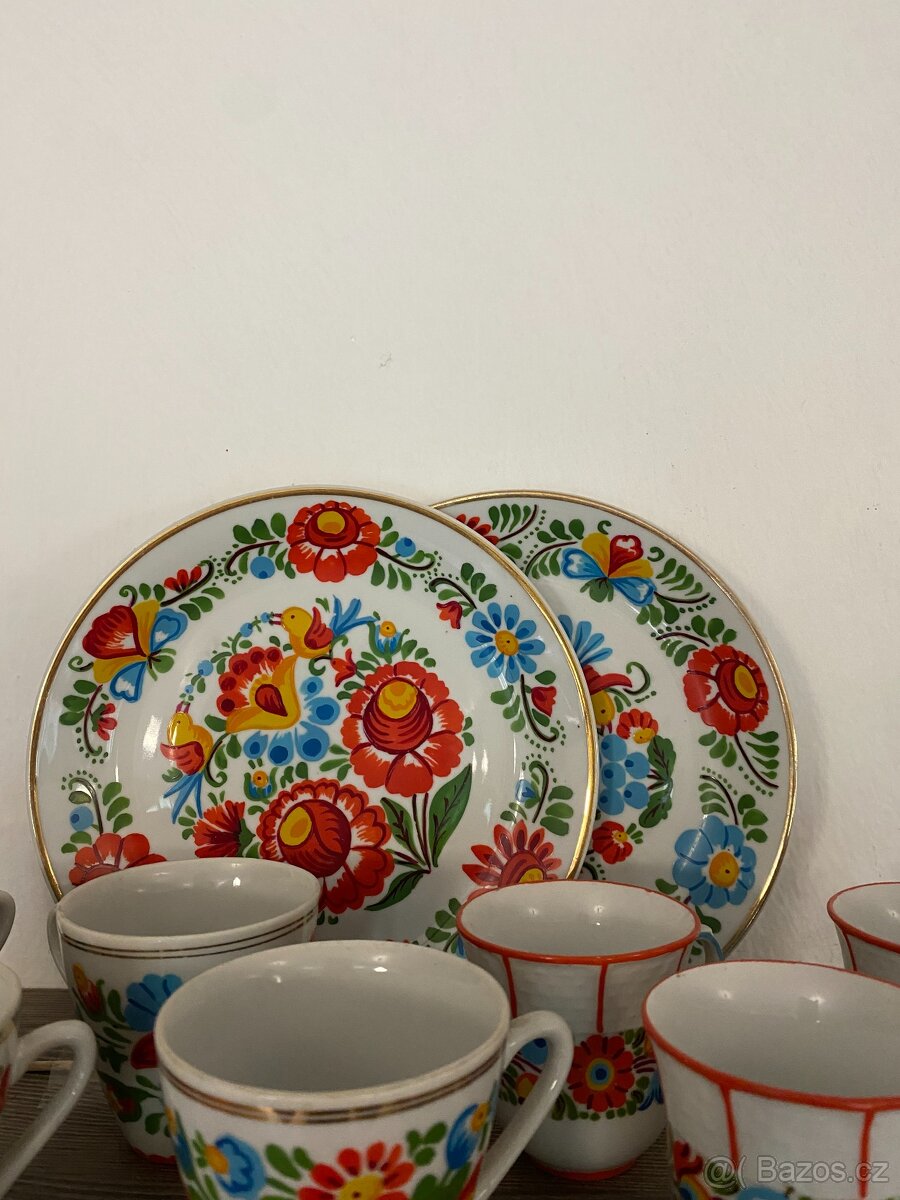 Sada malované keramiky - 3