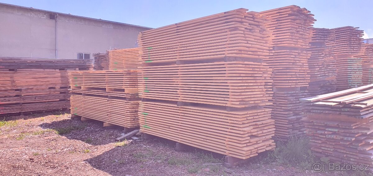 Stavební řezivo - desky - latě - hranoly - trámy - dřevo - 3