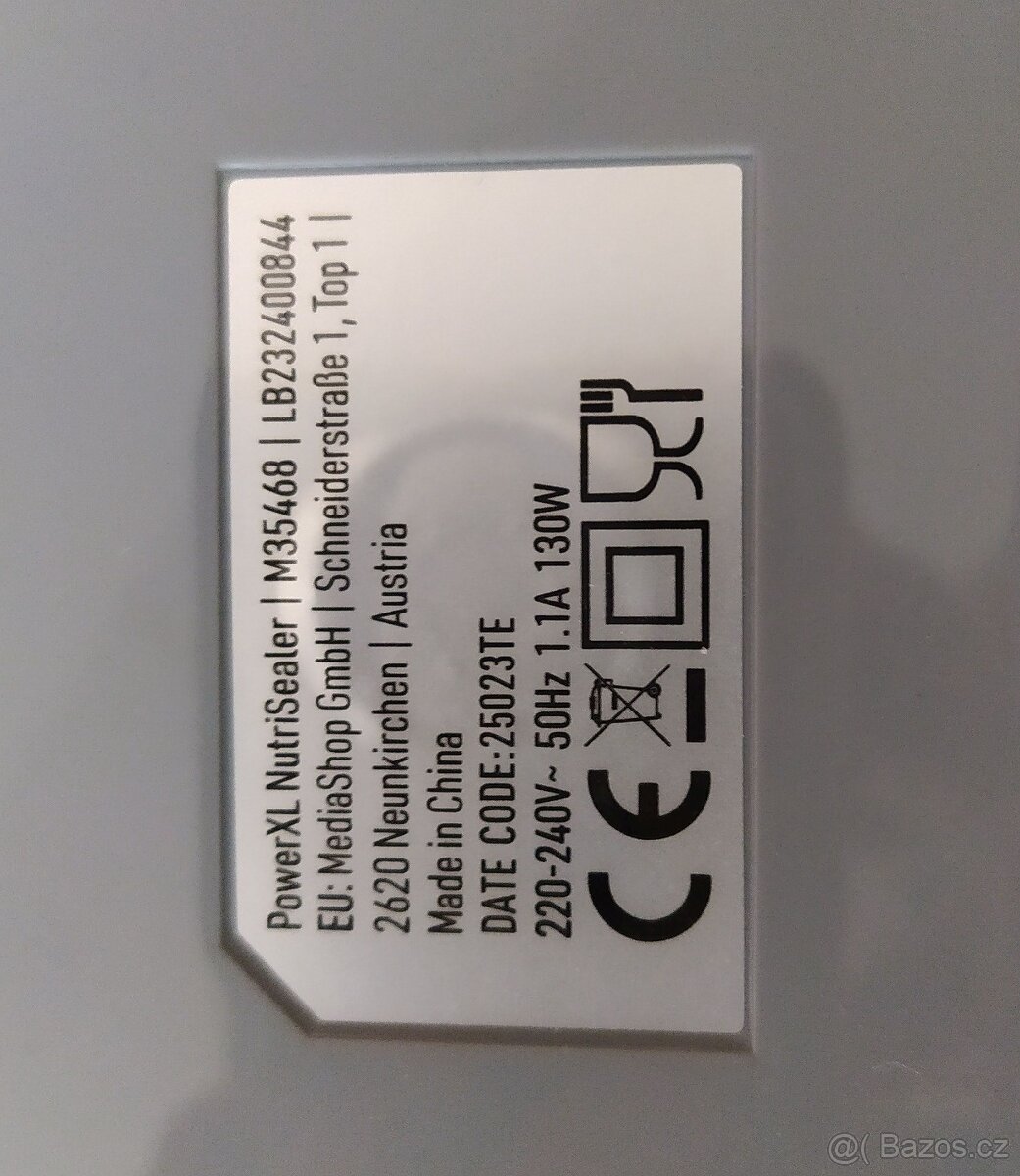 Vakuovačka potravin PowerXL - 3