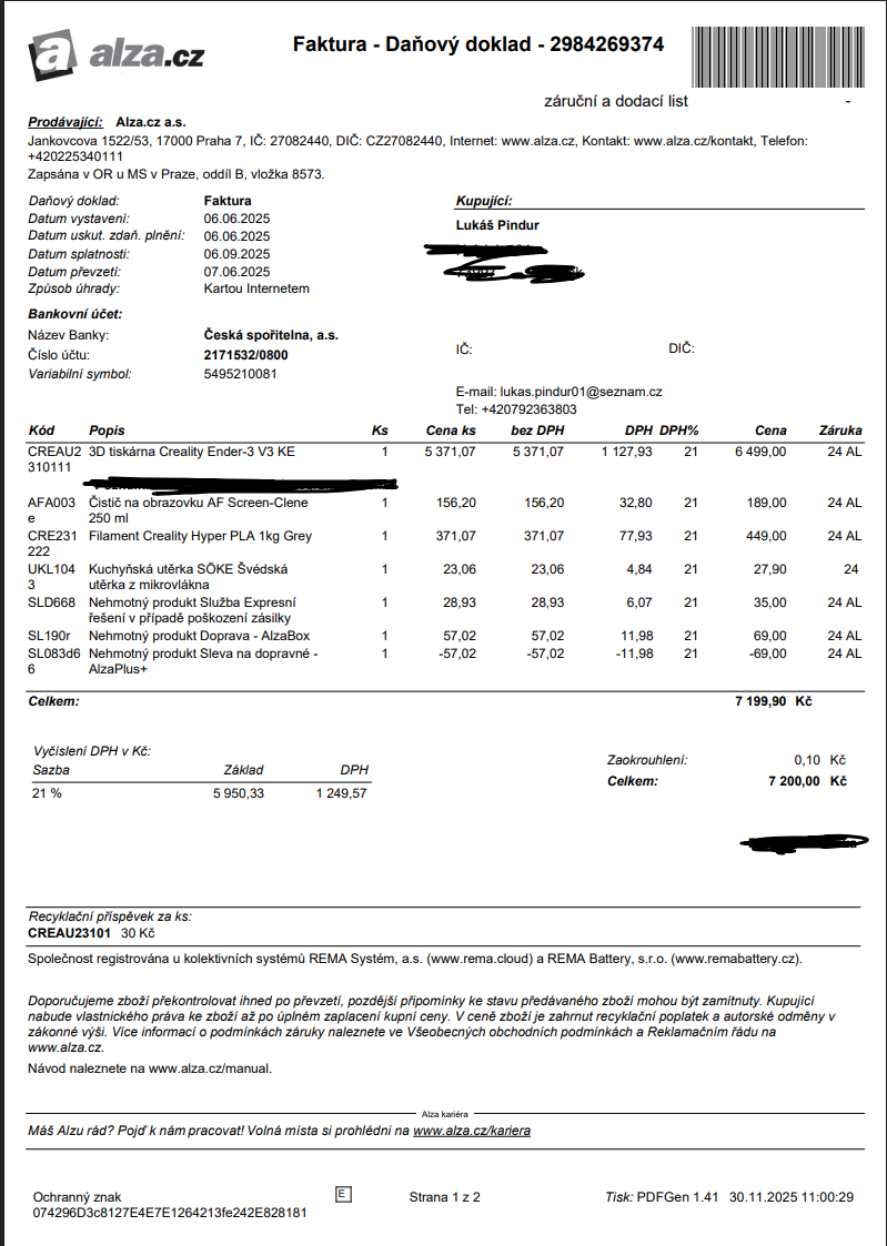 Creality Ender-3 V3 KE 3d tiskárna - 3