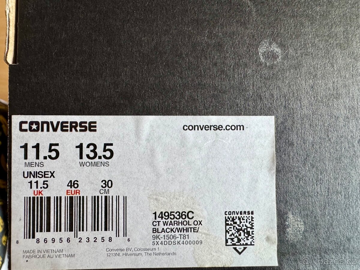 Converse Andy Warhol x Chuck Taylor All Sta - vel. 46 - nové - 3
