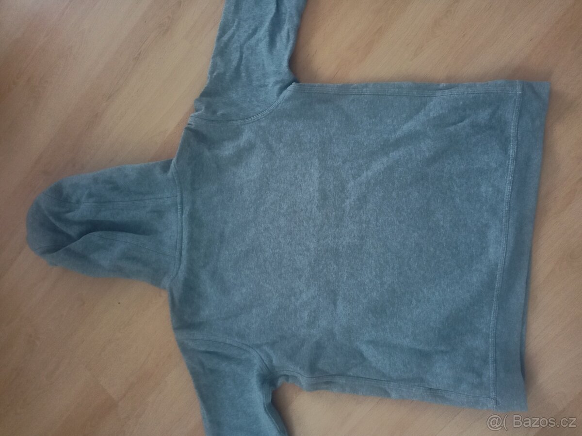 Šedá Mikina (klokanka) Zn. Nike, vel. dětské XL - 3