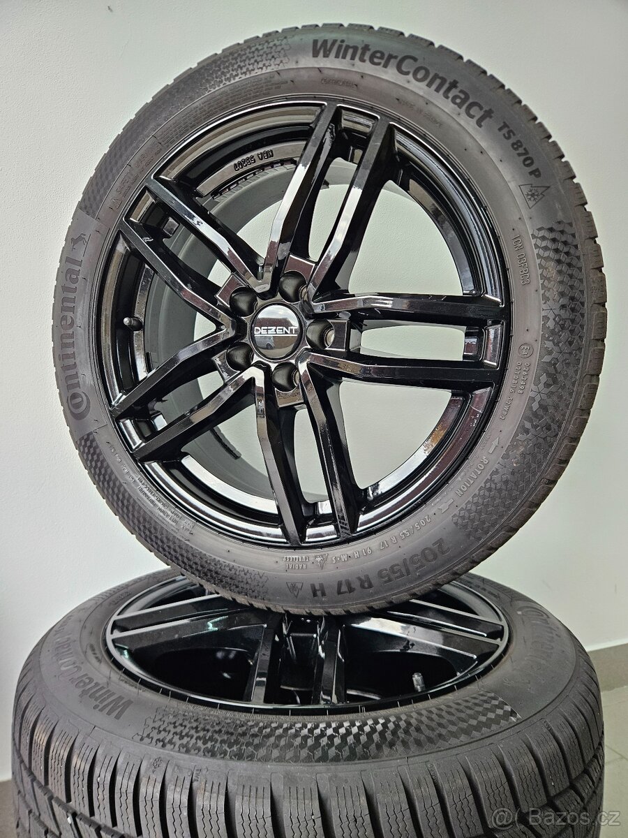 Alu Skoda Kamiq 5x100 Zimní 205/55/17 Continental - - 3