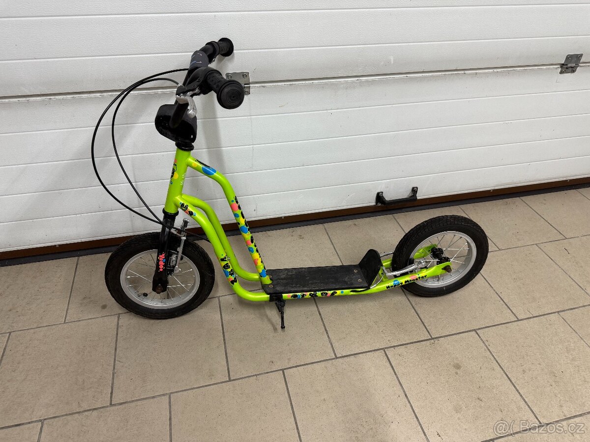 Dětská koloběžka zelená - 3