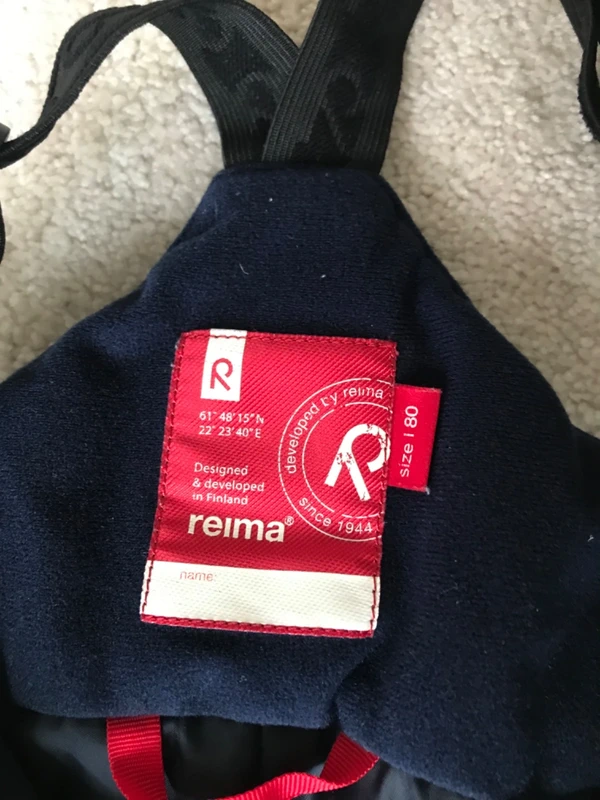 Oteplovačky Reima, vel 80 - 3