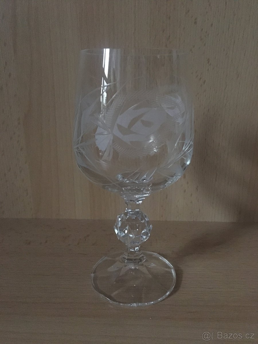 Broušené sklenice - 2 sady - 3