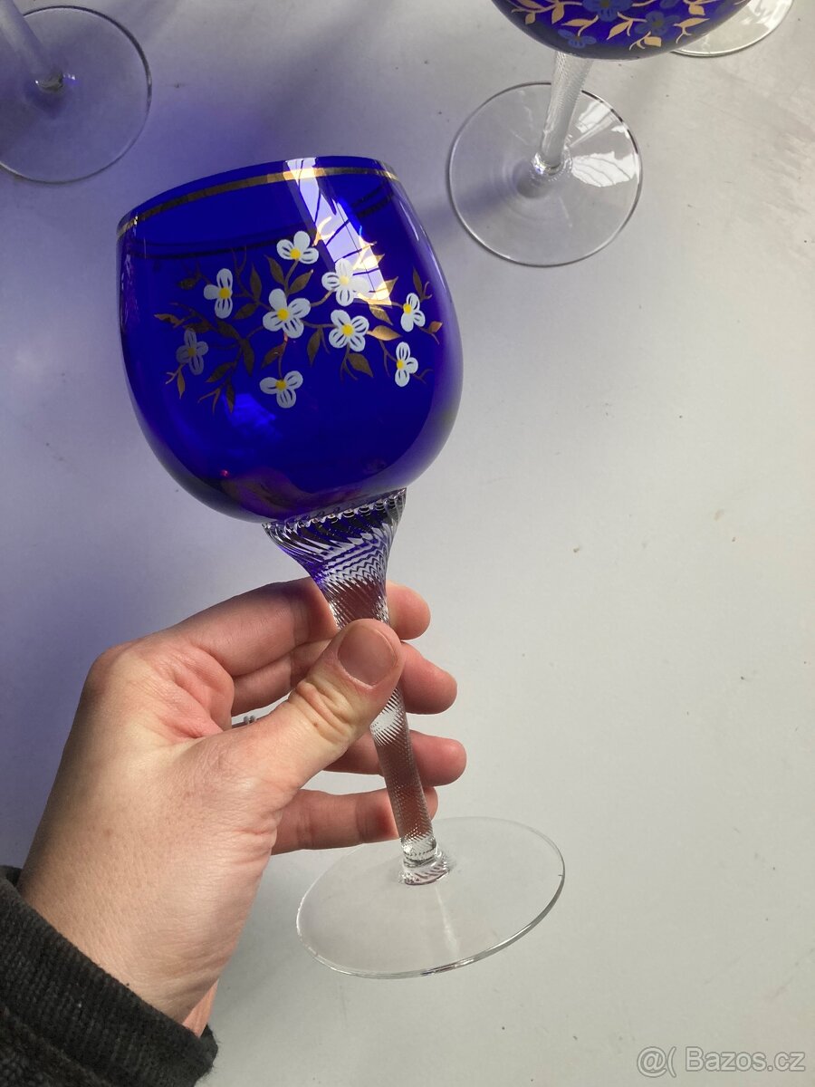 Modré sklenice - 3