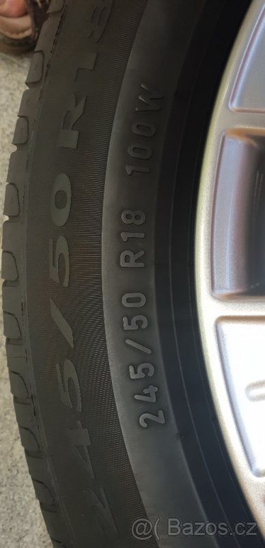 Prodám LETNÍ KOLA na Mercedes - 3