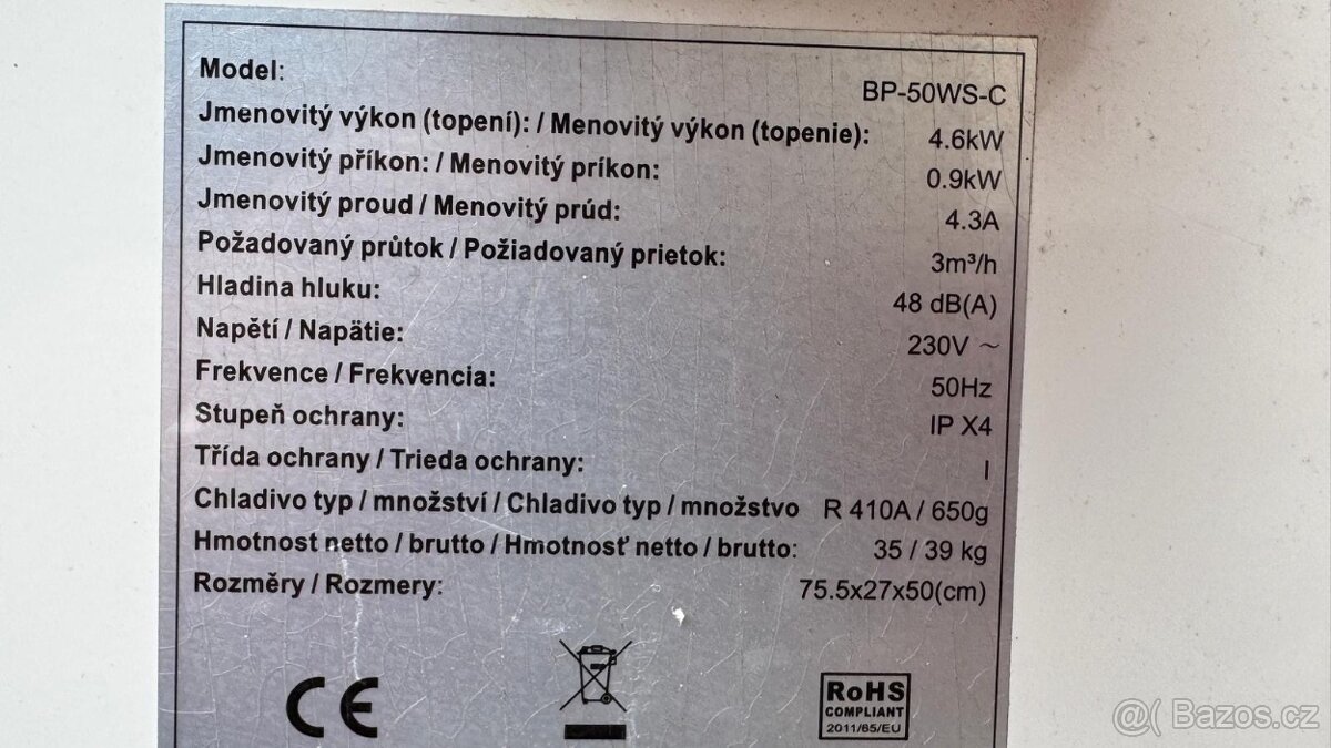 Tepelné čerpadlo AZURO - 3