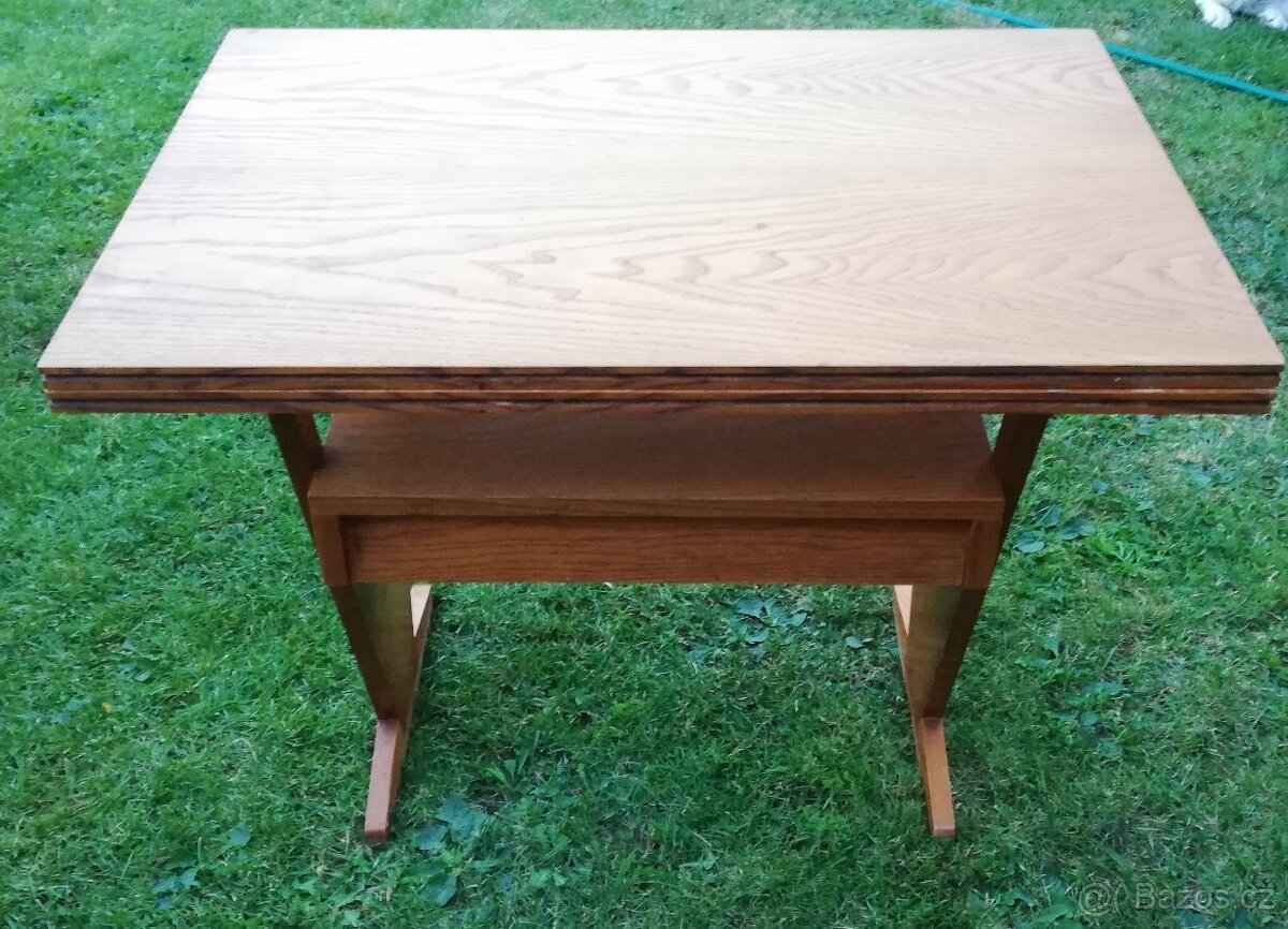 Retro stolek rozkládací - 3