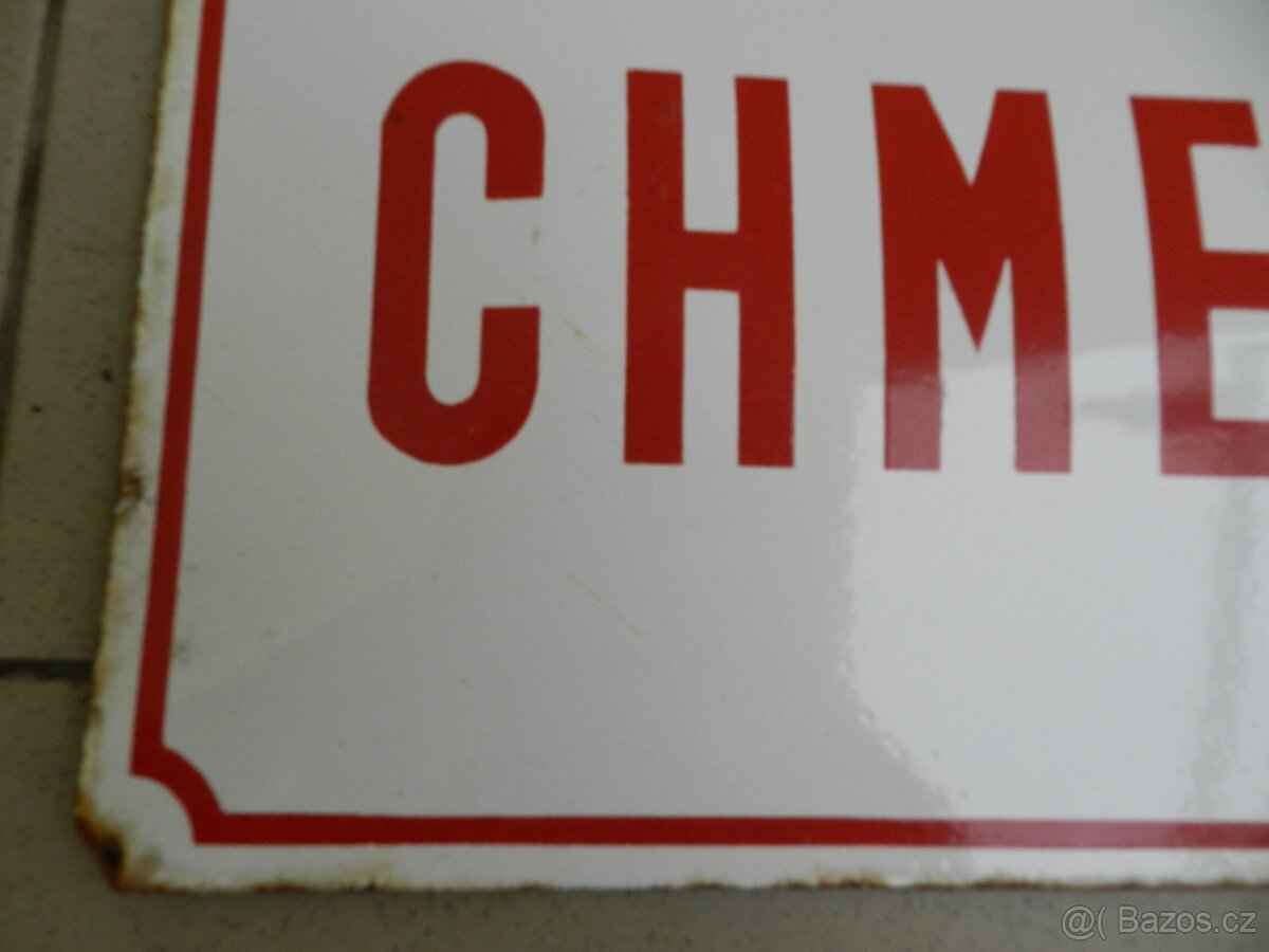 SMALTOVANÁ CEDULE CHMELINCE - 3