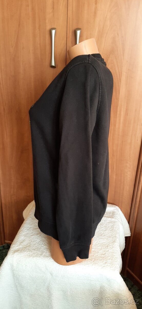 Originál černá mikina Karl Lagerfeld S - 3