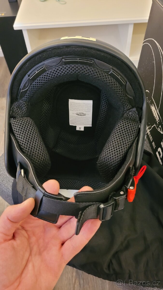 Nová stylová helma na motorku / skútr bez plexi vel. S (56) - 3