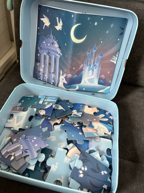 JANOD Puzzle v kufříku princezna - 3