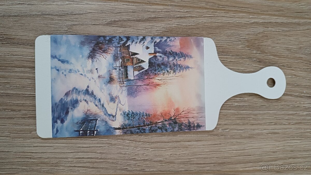 Dekorační prkénka krajina - 3