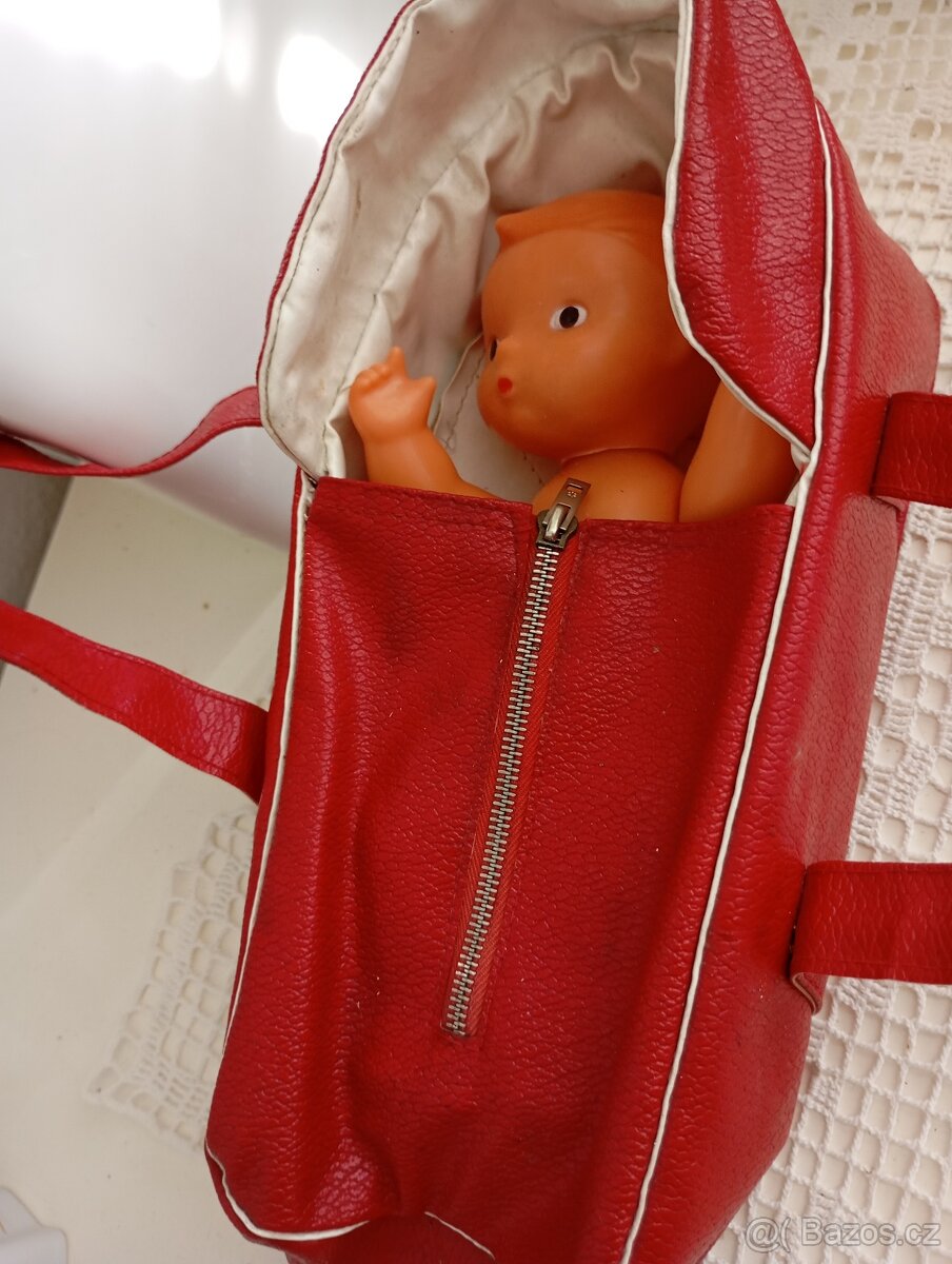 Retro panenka Gumotex s přenosnou taškou - 3