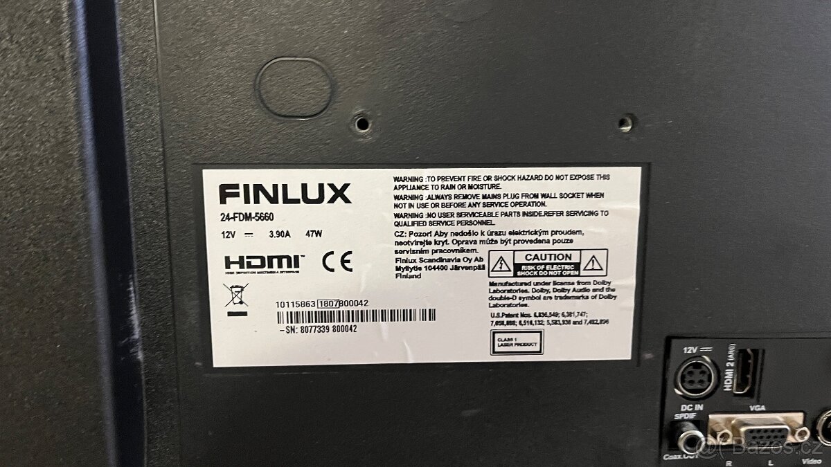 Tv Finlux 24FDM5660 12V smart - 3