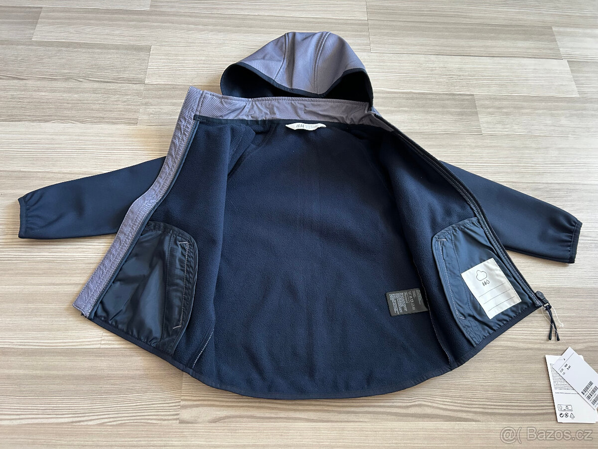 Softshellová bunda H&M, v. 104 NOVÁ - 3